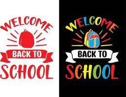 Back to school vector for print on demand