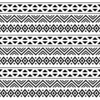 Polynesian Maori tribal aztec seamless pattern. Background for fabric, wallpaper, card template, wrapping paper, carpet, textile, cover. ethnic tattoo style pattern vector