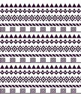 Polynesian Maori tribal aztec seamless pattern. Background for fabric, wallpaper, card template, wrapping paper, carpet, textile, cover. ethnic tattoo style pattern vector