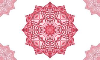 Mandala pattern design. Geometric pattern design. Pastel color mandala vector