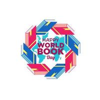 World book day illustration. World book day vector design. World book day symbol. World book day background.