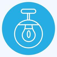 Icon Pendant Lights. suitable for House symbol. blue eyes style. simple design editable. design template vector. simple illustration vector