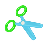 Scissors 3D Illustration Icon png
