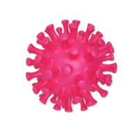 icono de ilustración 3d de virus png