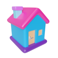 Home Page 3D Illustration png