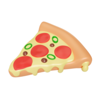 icono de ilustración 3d de pizza