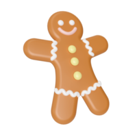 Gingerbread 3D Illustration Icon png