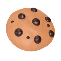 Symbol für Cookie-3D-Illustration png