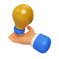 idea iconos 3d png