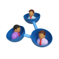 Connection 3D Icon png