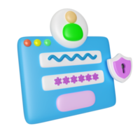 icono de ilustración 3d de marcador png