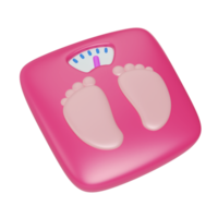 Body Weight Scale 3D Illustration Icon png