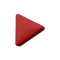 3d play button png