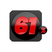 percentuale di rendering 3d png