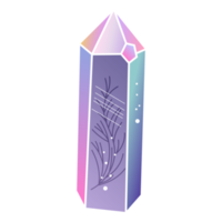 ilustración de piedra de cristal png