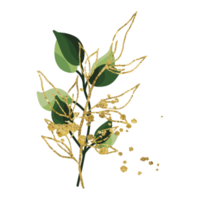 transparant bloemenelement png