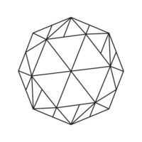 diamanten basisvorm met minimalistisch patroon erin. geometrisch element voor moderne en trendy designdecoratie. nieuwe grafische vorm voor futuristische conceptpromotie en zaken. png