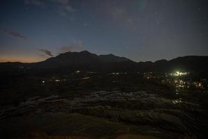 vista de las terrazas de arroz de yuan yang foto