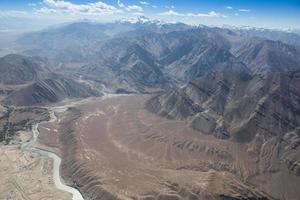 Mountain range, Leh, Ladakh, India photo