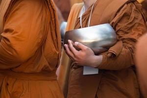 Buddhist monk's alms bowl photo
