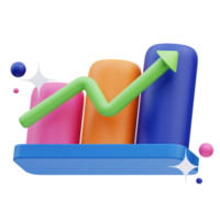 Business Icon, Statistic, 3d Illustration png