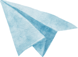 illustration aquarelle de fusée en papier