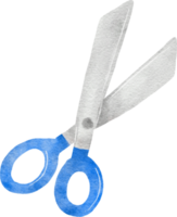 Scissors Watercolor Illustration png