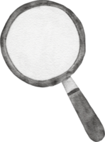 Magnifying Glass Watercolor png