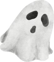 ilustração em aquarela de fantasma de halloween png