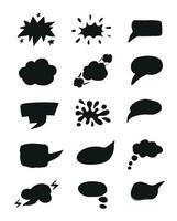 Collection of Speech Bubbles vector