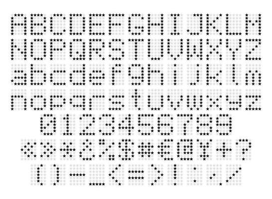 Alphabet in an Asterisk