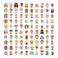 Avatars Professions Collection vector