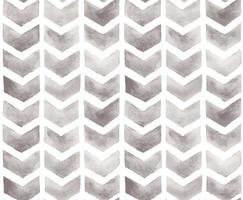 Watercolor chevron seamless pattern. Black and white chevron in a zigzag pattern. Hand drawn abstract illustration for fabric, wallpaper, wrapper. vector