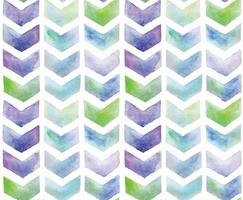 chevron en zigzag de patrones sin fisuras ornamento brillante en azul, verde, morado. Aislado en un fondo blanco. para el diseño de papel pintado, textil, envoltorios vector