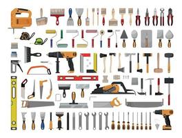 Set of Construction Tools vector