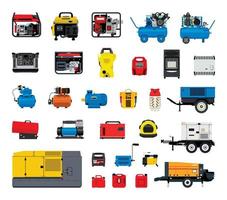 conjunto de generadores y compresores