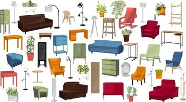 Furniture of Collection vector