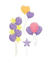 Colorful Balloons Collection vector