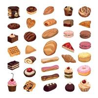 Set of Baking vector