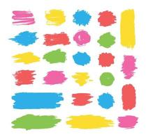 Collection of Blots and Textures vector