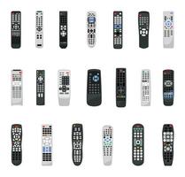 Set of Realistic Remote Controllers vector