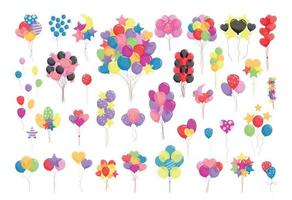 Colorful Balloons Collection vector