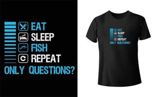 Fishing t shirt design vector