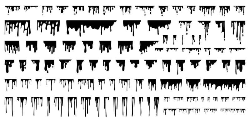 Set of Black Smudges
