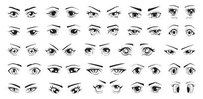 Eyes Expression Set vector