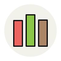 Bar Graph Concepts vector