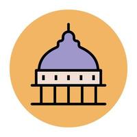Trendy Temple Concepts vector