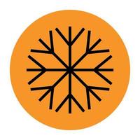 Trendy Snowflake Concepts vector