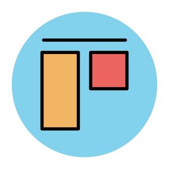 Trendy Rectangle Tool vector