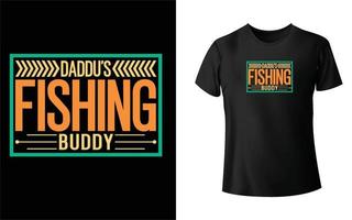 Fishing t shirt design vector